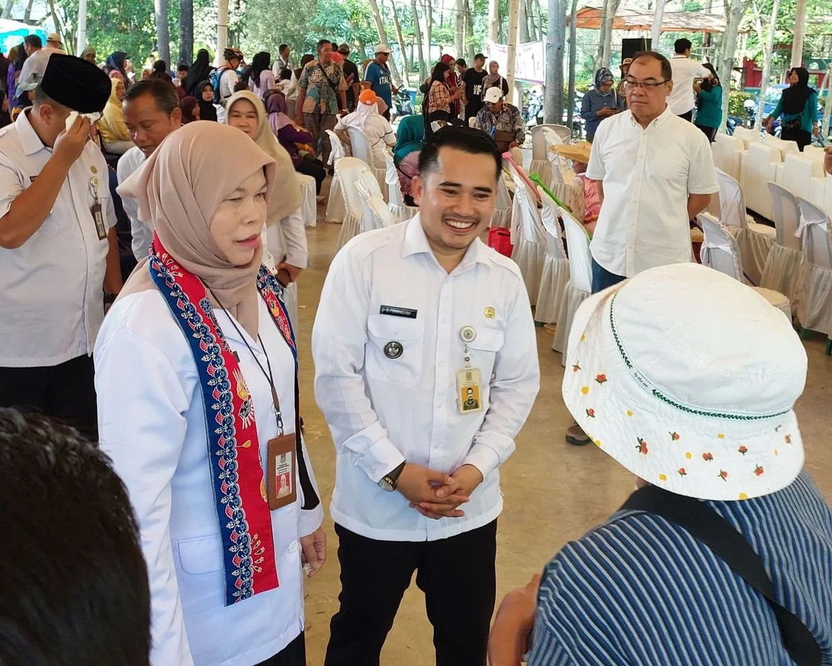 Pj Sekda Ida Farida ini mendapat sambutan antusias dari ratusan warga.Ist