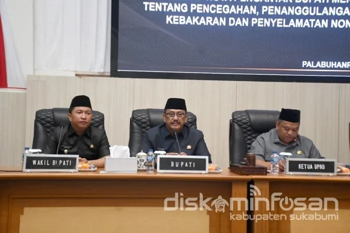 Ketua DPRD Kabupaten Sukabumi, Budi Azhar Mutawali. Kegiatan ini dihadiri oleh Bupati Sukabumi Asep Japar, Wakil Bupati Andreas, serta jajaran Forum Koordinasi Pimpinan Daerah.Ist