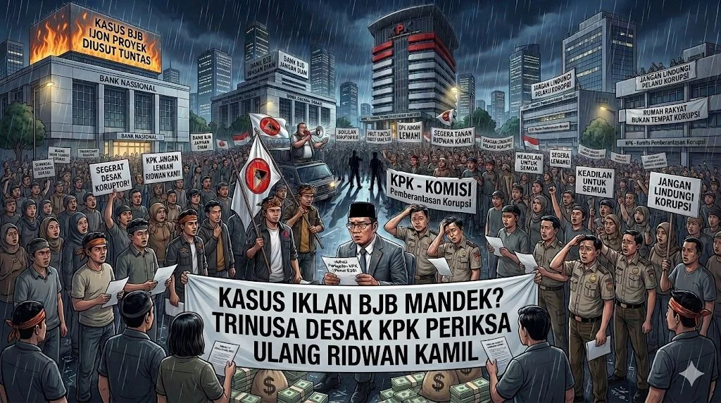Penanganan kasus dugaan korupsi dana iklan di Bank BJB kembali menuai sorotan tajam.Ist