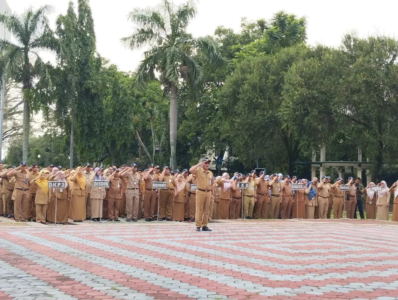Apel pagi ASN Kota Depok. (Foto: Diskominfo)