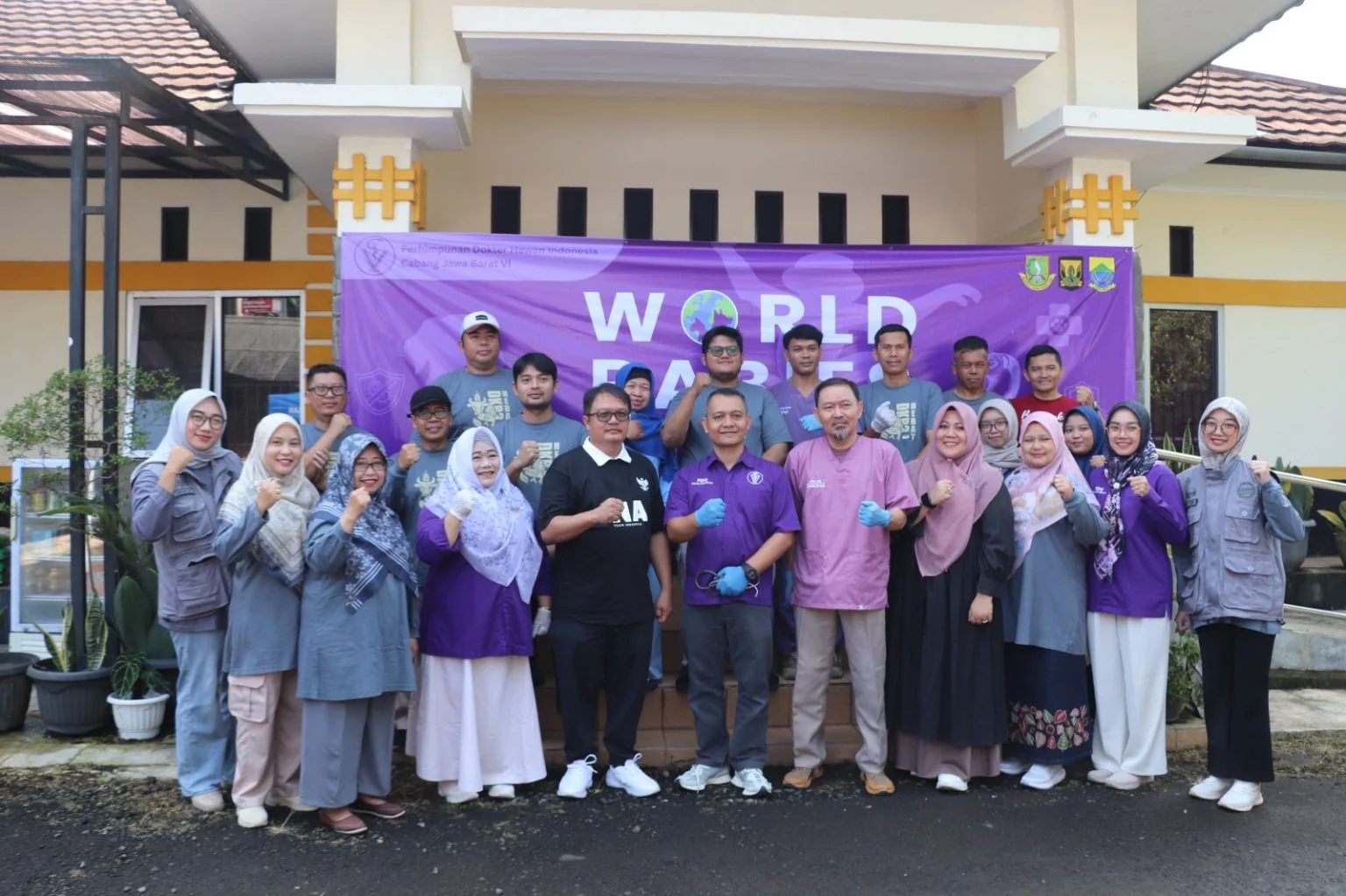 Sedangkan Kepala Bidang Peternakan dan Kesehatan Hewan DKP3 Kota Sukabumi drh. Riki Barata yang juga merupakan Ketua PDHI Jabar VI.Ist