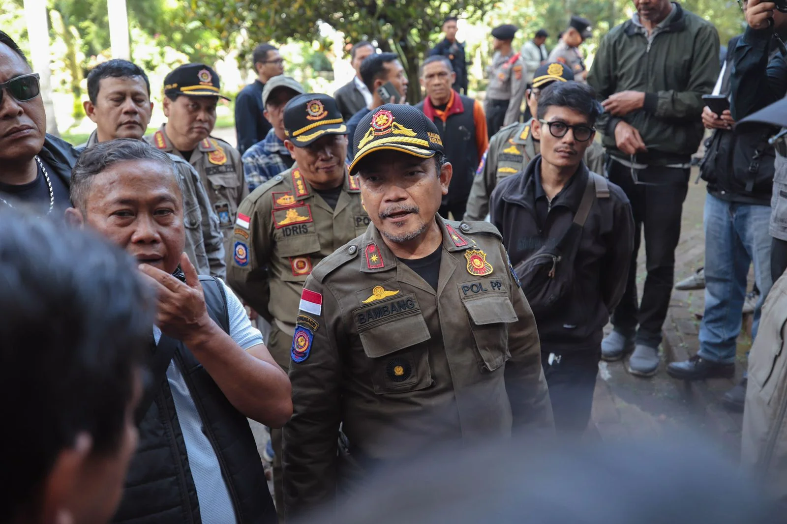Kepala Satpol PP Kota Bandung, Bambang Sukardi menyampaikan, kondisi di dalam area kebun binatang dalam keadaan terkendali.Dok-Diskominfo Kota Bandung
