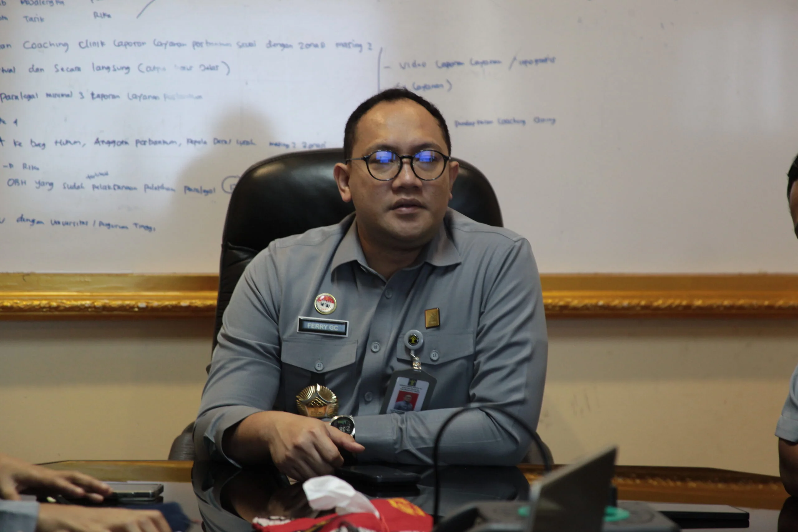 Kepala Divisi Peraturan Perundang-Undangan dan Pembinaan Hukum, Ferry Gunawan Christy.Dok-Humas Kemenkum Jabar