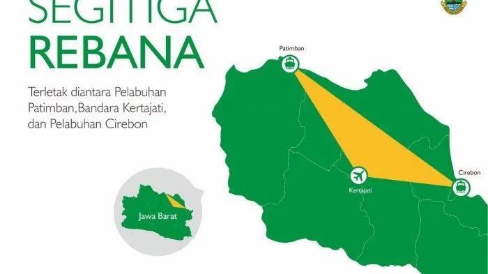 Peta segitiga Kawasan Rebana.