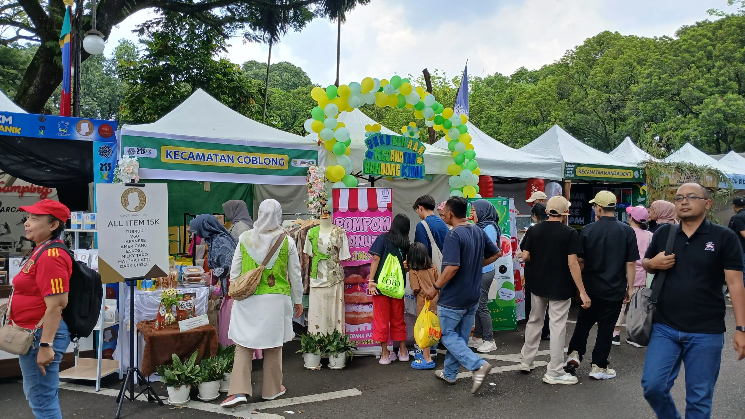 Acara Great Bandung kembali hadir dengan Bazar Bayar Pakai Sampah di halaman Balai Kota Bandung, Sabtu 18 Oktober 2025.Ist