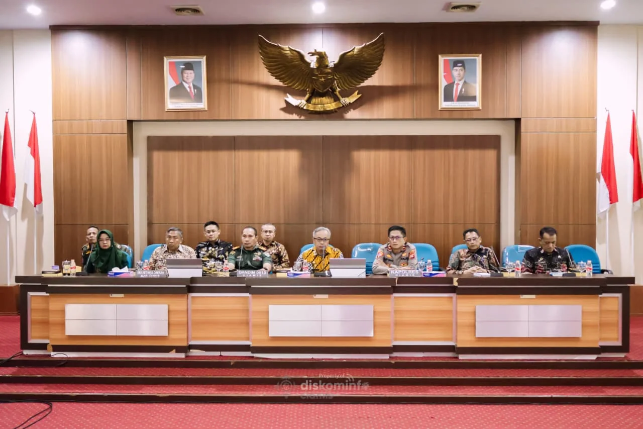 Pemerintah Kabupaten Ciamis mengikuti secara virtual Rapat Koordinasi Nasional yang dipimpin langsung oleh Menteri Dalam Negeri, Muhammad Tito Karnavian.Ist